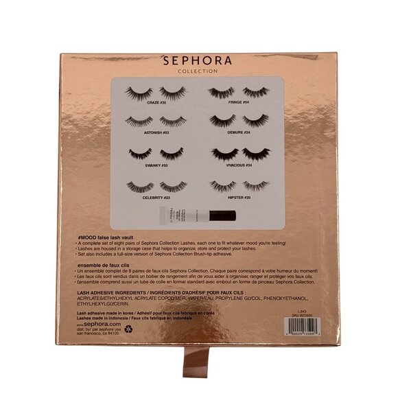 Sephora Collection #Mood False Lash Vault - Eye Lashes MUA Adhesive Glue Makeup - Picture 4 of 9